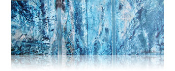 Passages 9 :: août 08 :: 40 x 100 :: techniques mixtes sur toile: gesso, acrylique, encres, poudre de marbre ::