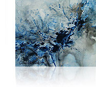 Variation # 1024-2 :: sept 10 :: 38 x 46 :: pigment et encre de chine sur toile ::