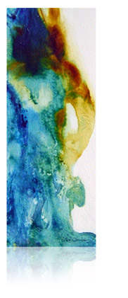 Variation 1022-1 :: juin 10 :: 50 x 20 :: pastel à l'huile, acrylique, encre sur toile ::
