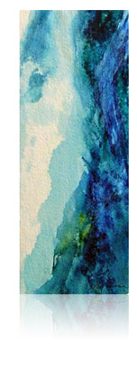 Variation 1022-2 :: juin 10 :: 50 x 20 :: pastel à l'huile, acrylique, encre sur toile ::