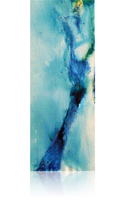 Variation 1022-3 :: juin 10 :: 50 x 20 :: pastel à l'huile, acrylique, encre sur toile ::