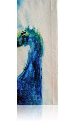 Variation 1022-4 :: juin 10 :: 50 x 20 :: pastel à l'huile, acrylique, encre sur toile ::