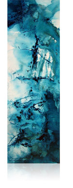 Présences # 10 :: mai 10 :: 105 x 35 :: acrylique, encre sur toile ::